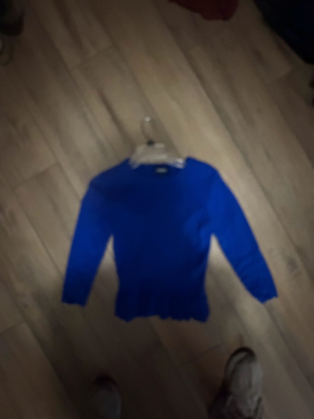 Bright Royal Blue Knit Sweater